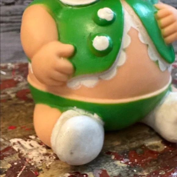 Vintage 1968 Uneeda Doll Company Roly-Poly Baby Doll Plumpees Vinyl Squeak Toy - Picture 3 of 13